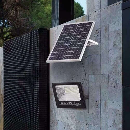 100W Solar Flood Light