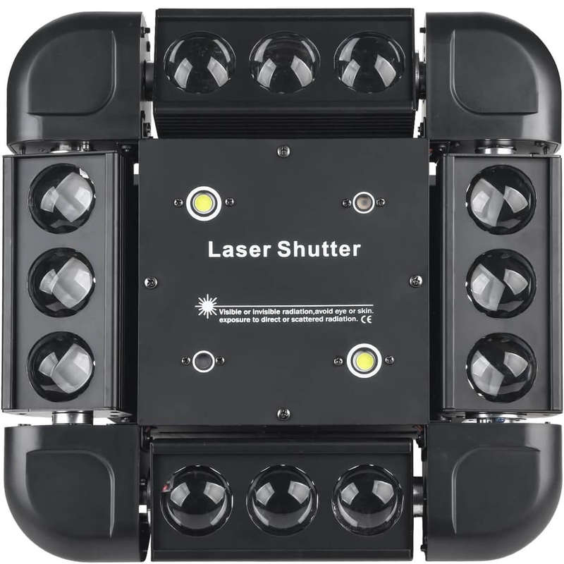 12LED RGBW Moving Head Light