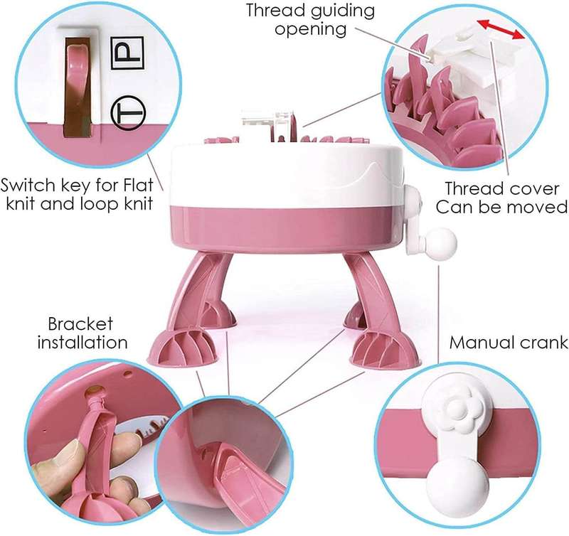 22 Needles DIY Knitting Machine