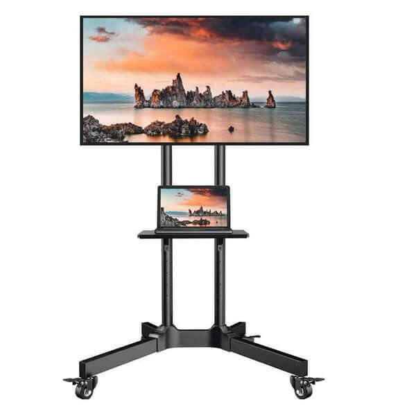 32''- 65'' Mobile Floor TV Mount Stand with Wheels