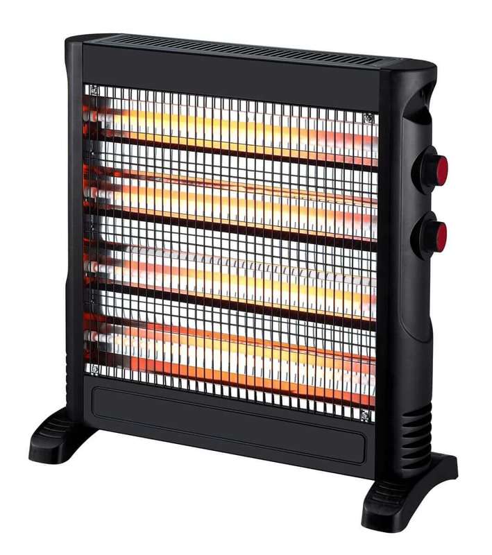4 Bar Heater with Thermostat and Safety Switch
