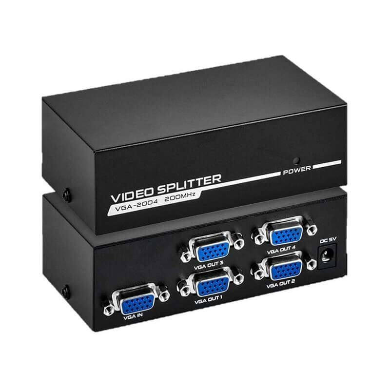 4 Port 200MHz VGA Splitter