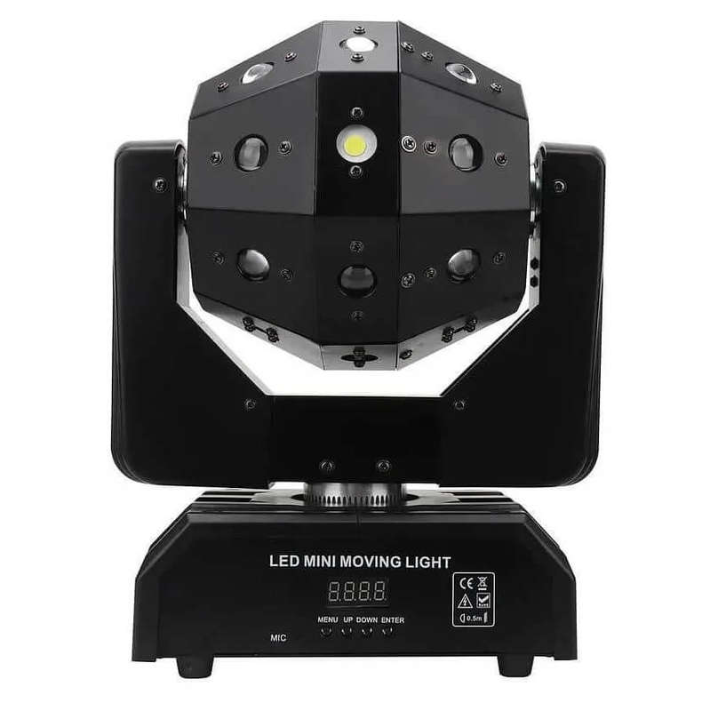 Disco Moving Head RGBW LEDs and Laser Light