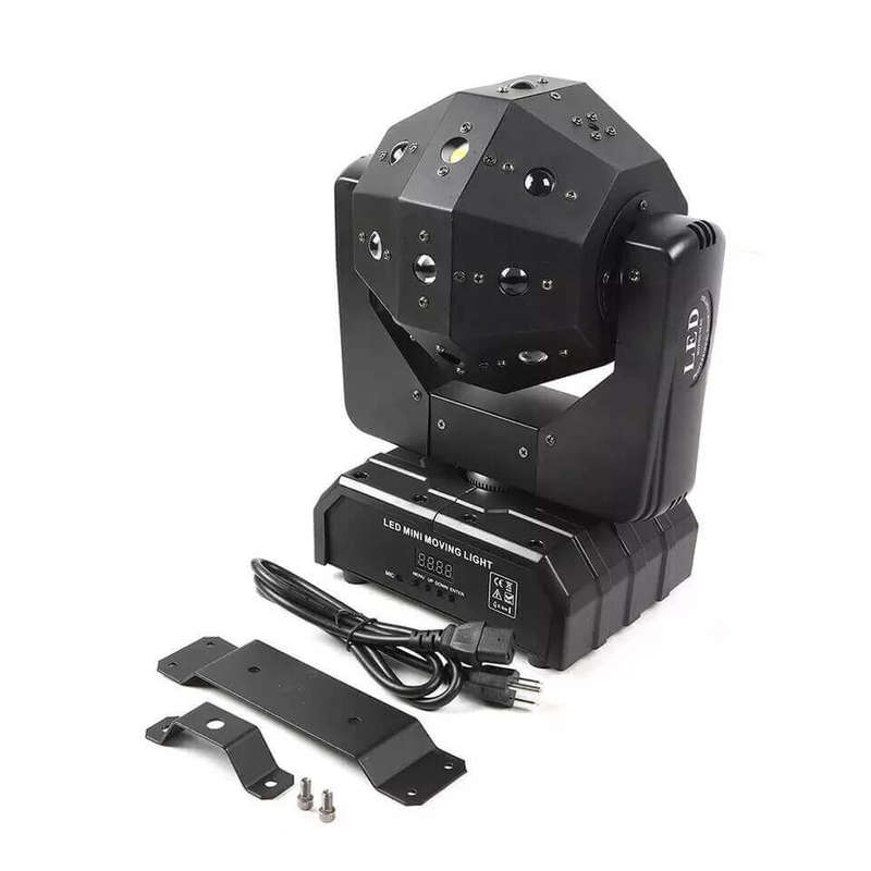 Disco Moving Head RGBW LEDs and Laser Light