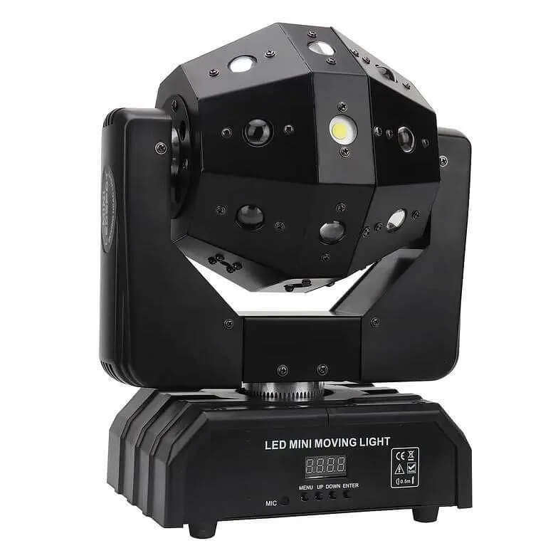 Disco Moving Head RGBW LEDs and Laser Light