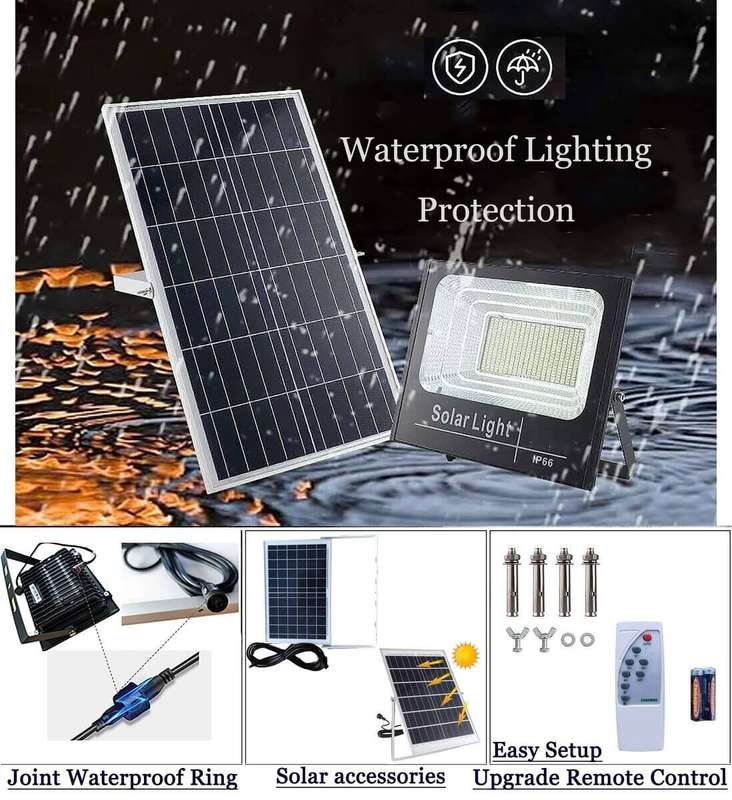 LED Flood Light Solar System 100W