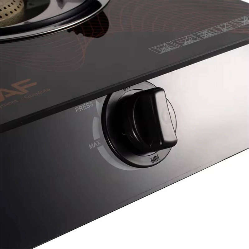 Single Burner Tabletop Gas Cooker with Ceramic Glass Top