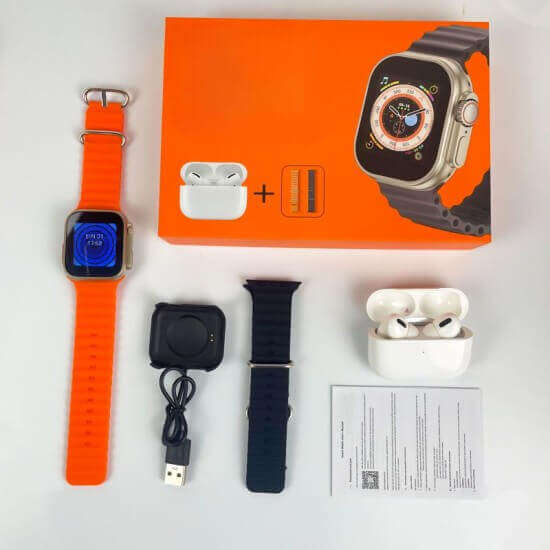 3 in 1 Smart Watch with Earbuds