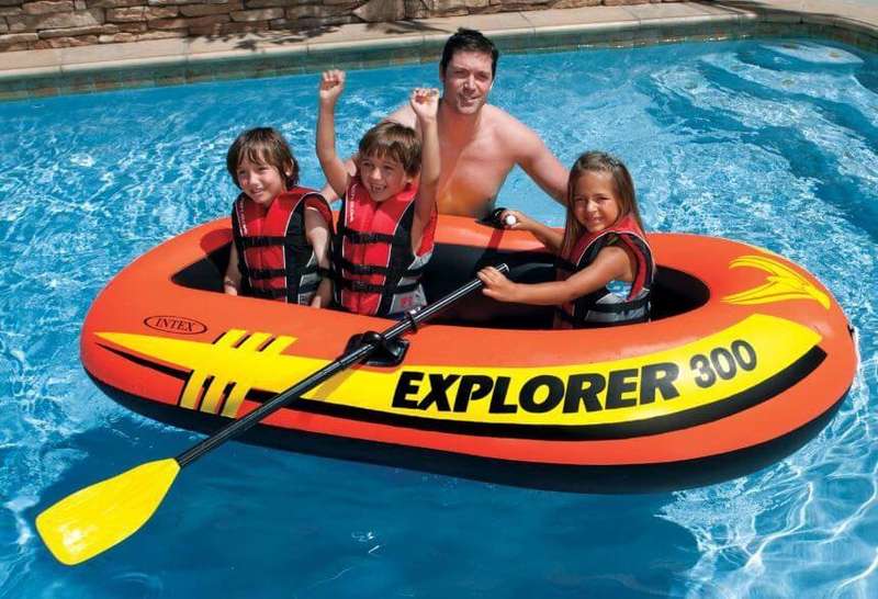 3 Person Inflatable Boat Set