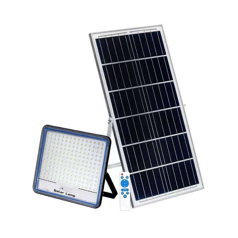 600W Solar Powered LED Flood Light With Panel and Remote