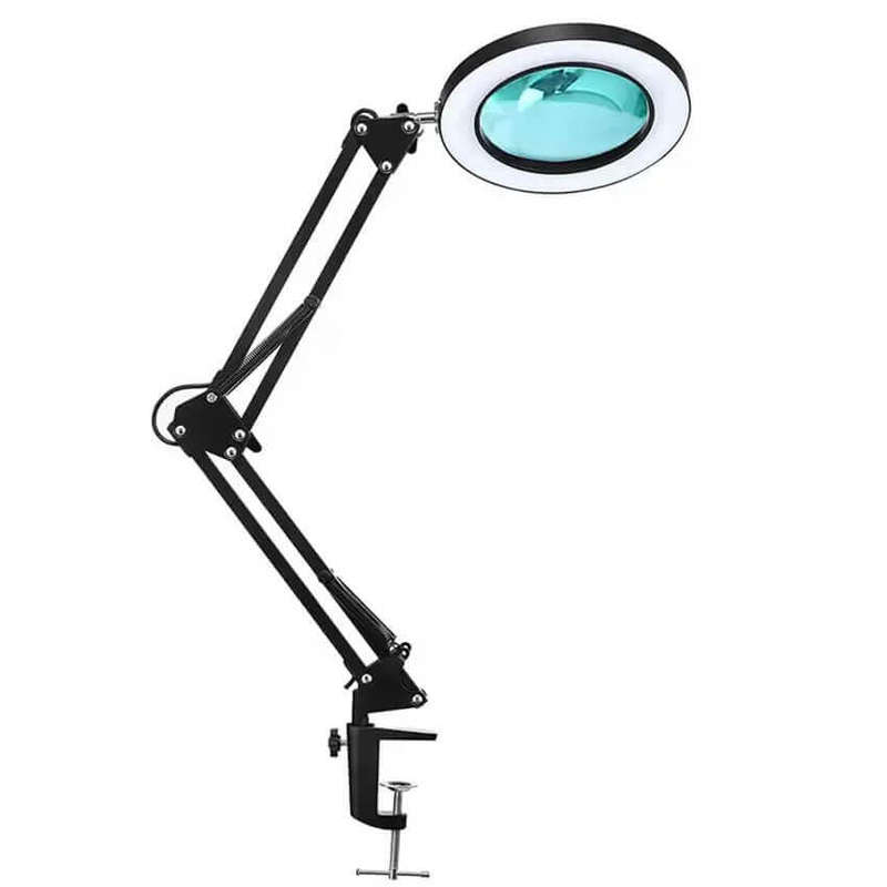 Adjustable Folding Led Desk Lamp Magnifier