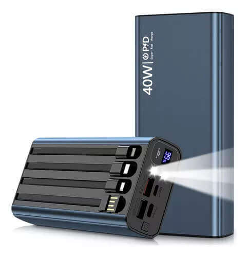 40w Fast Charge Power Bank Portable Battery