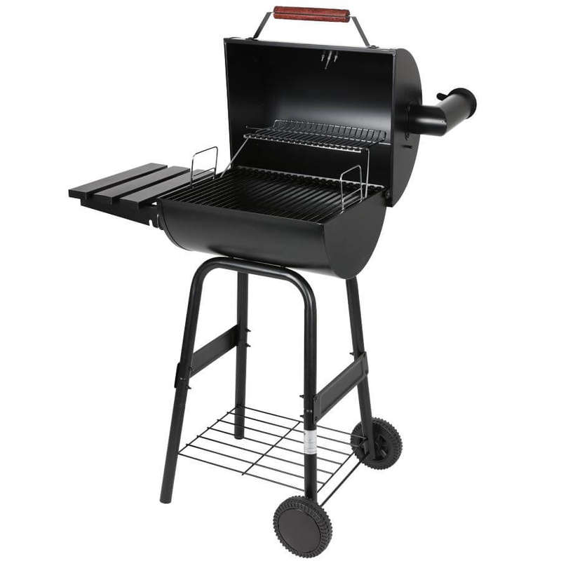 BBQ Grill Barrel with ThermoLock and Massive Chimney
