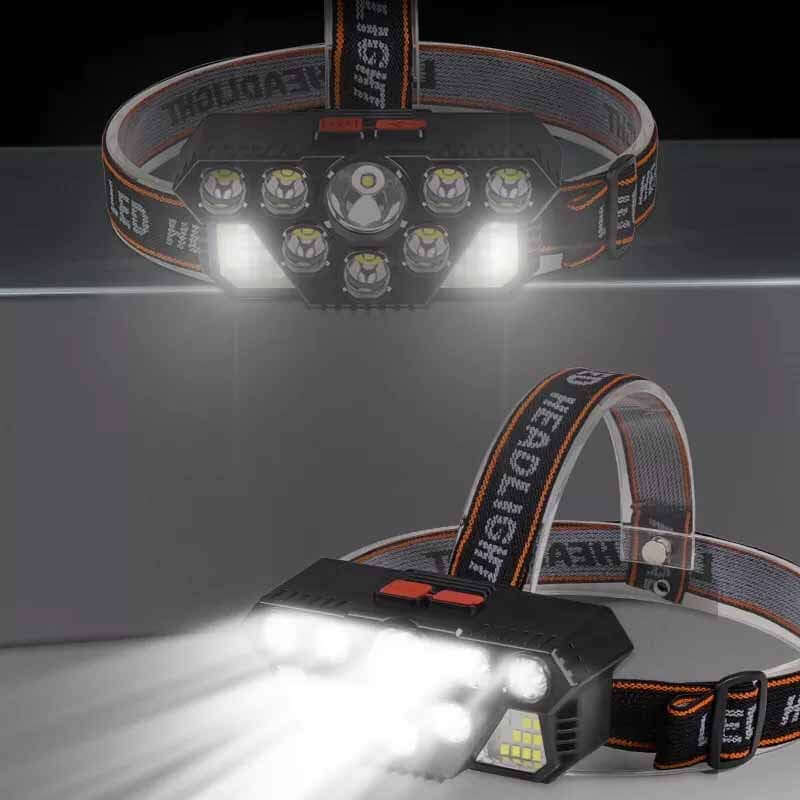 Head Mounted Waterproof Flashlight