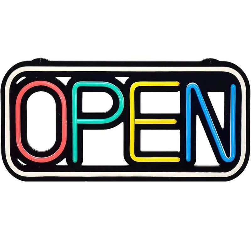 LED Neon Open Sign Light