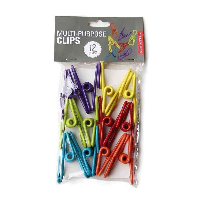 Laminated Steel 12pcs Bag Clips