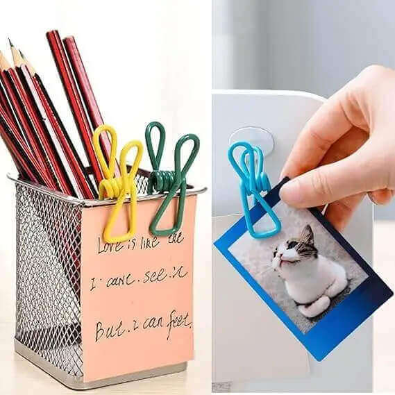 Laminated Steel 12pcs Bag Clips
