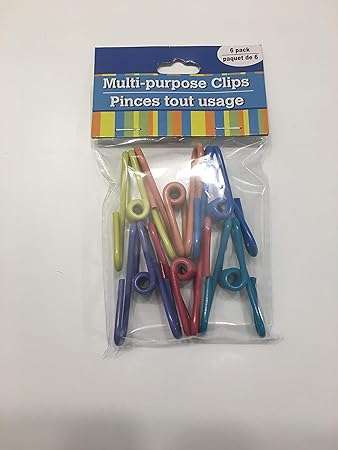 Laminated Steel 6pcs Bag Clips