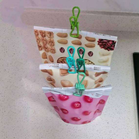 Laminated Steel 6pcs Bag Clips