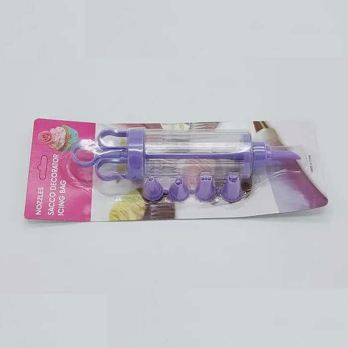 Pastry Syringe with 4 piece Cream Nozzles