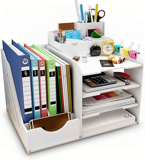 DIY Desk Stationery Storage Organizer