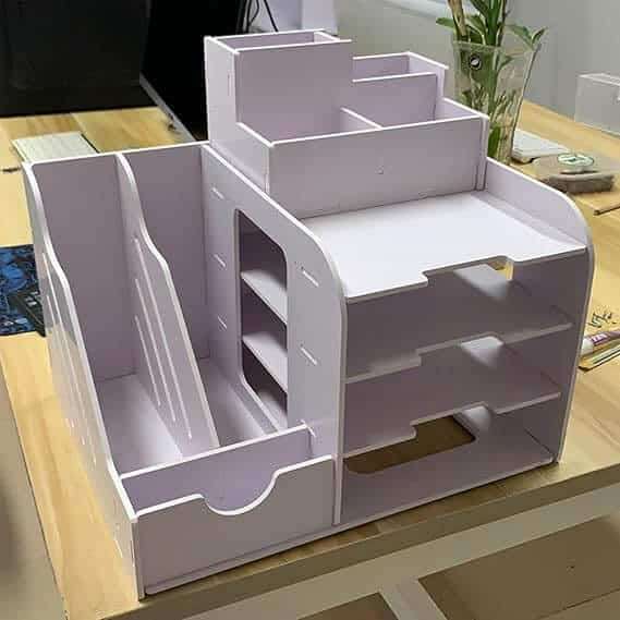 DIY Desk Stationery Storage Organizer