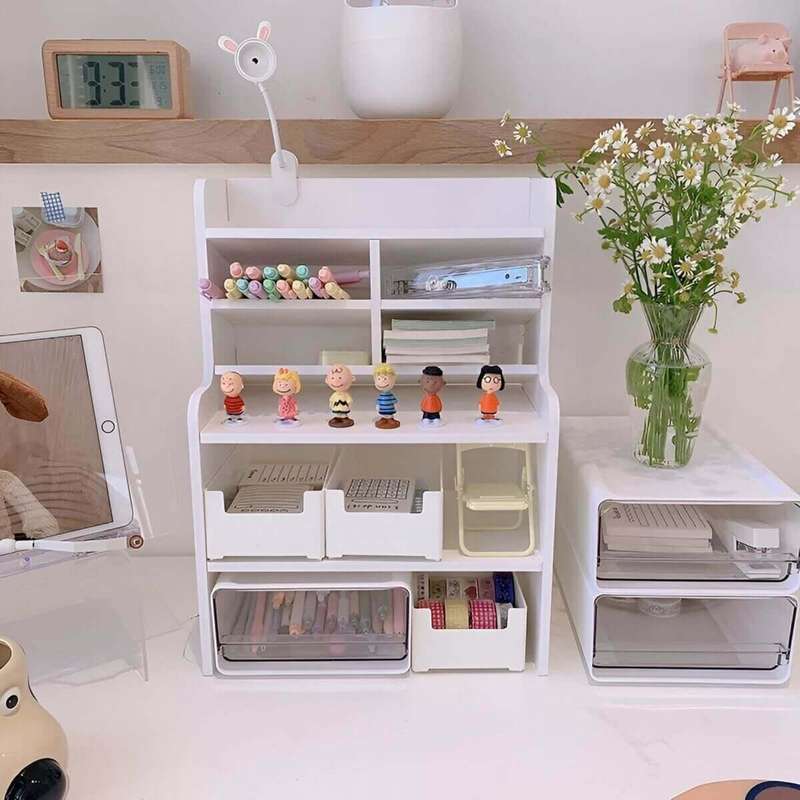 Minimalistic Fiber Board Desktop Organizer