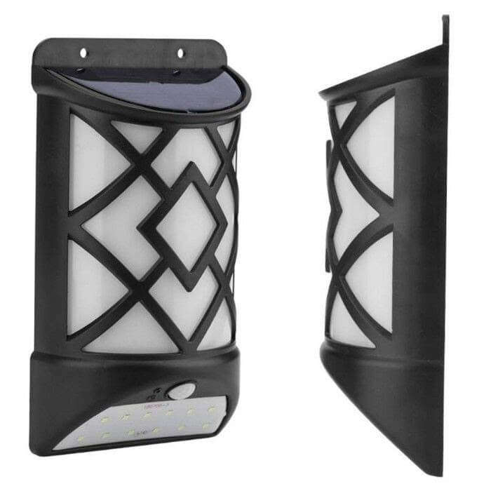 Solar LED Lamp with Flame Effect