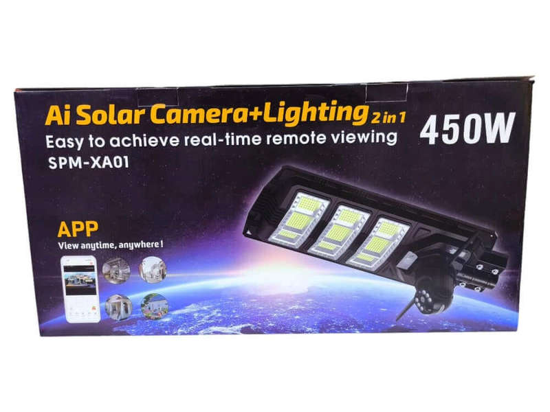 Al Solar Camera with Floodlight