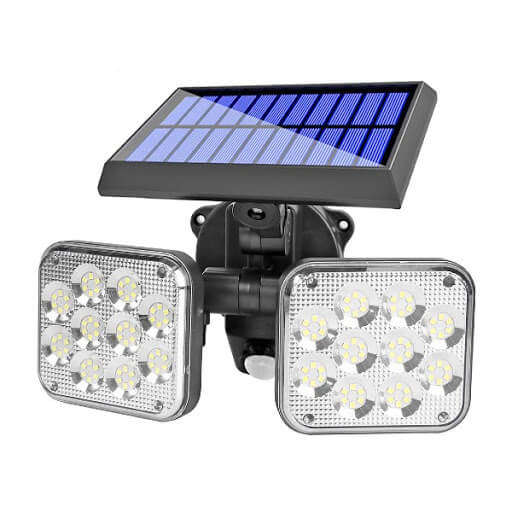 120 SMD LED Outdoor Double Head Solar Sensor Light
