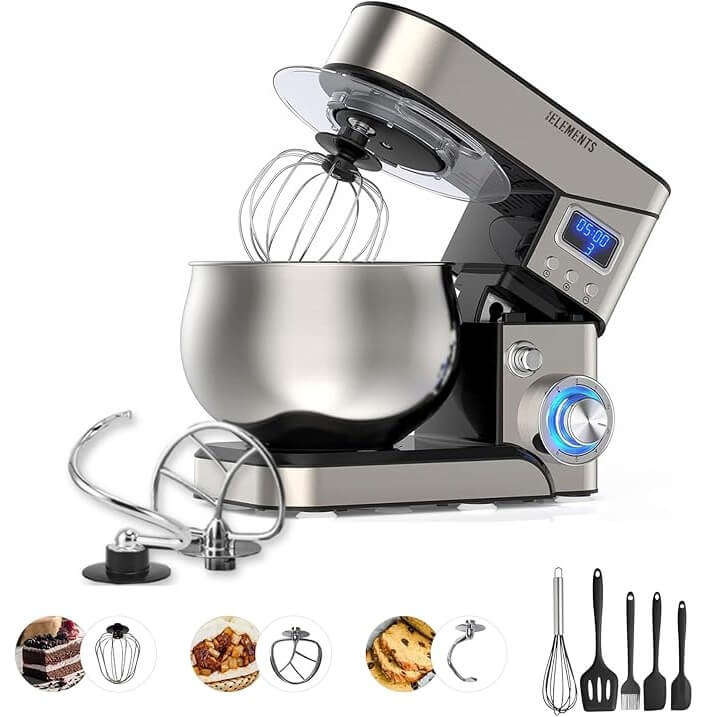 2000W Stainless Steel Stand Mixer With 12L Bowl