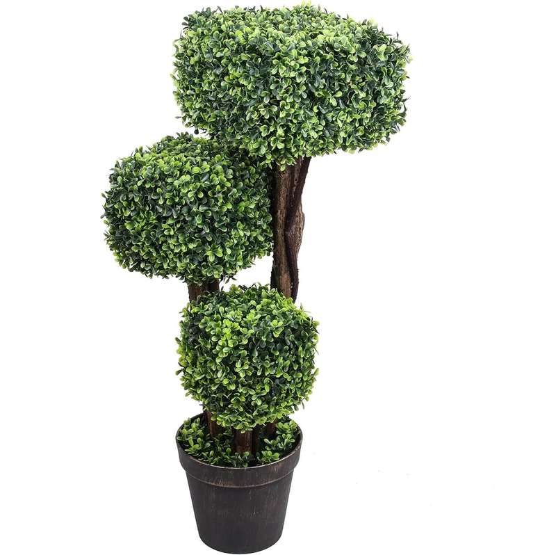 Artificial Boxwood Topiary Tree