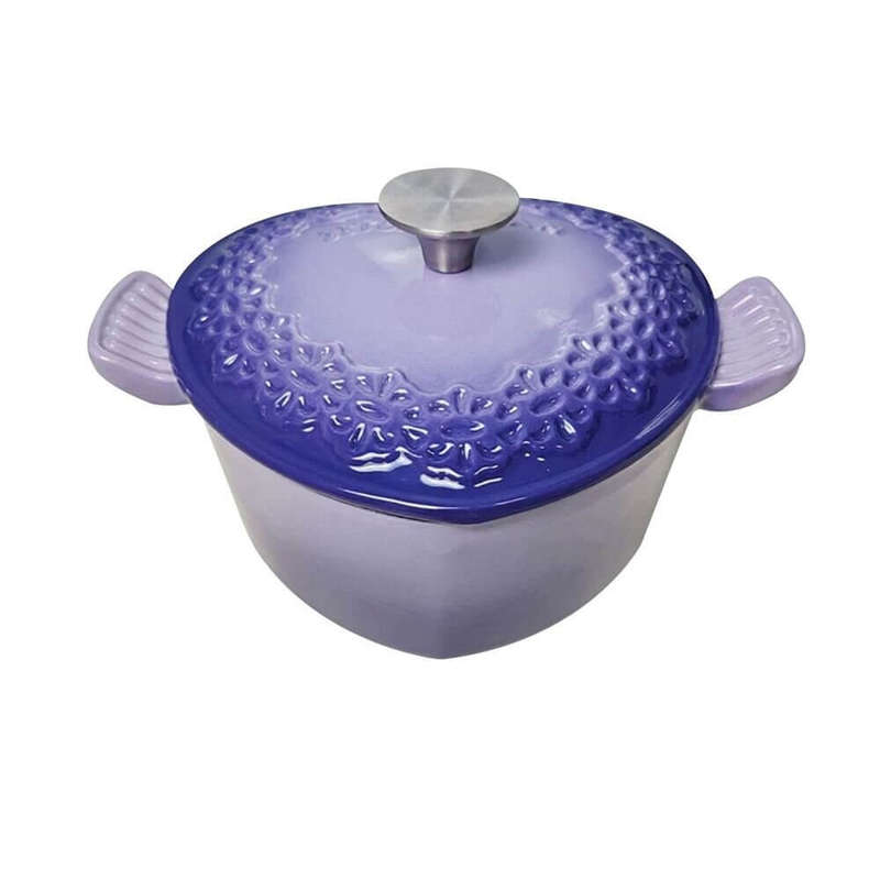 Enamel Cast Iron Casserole Soup Pot