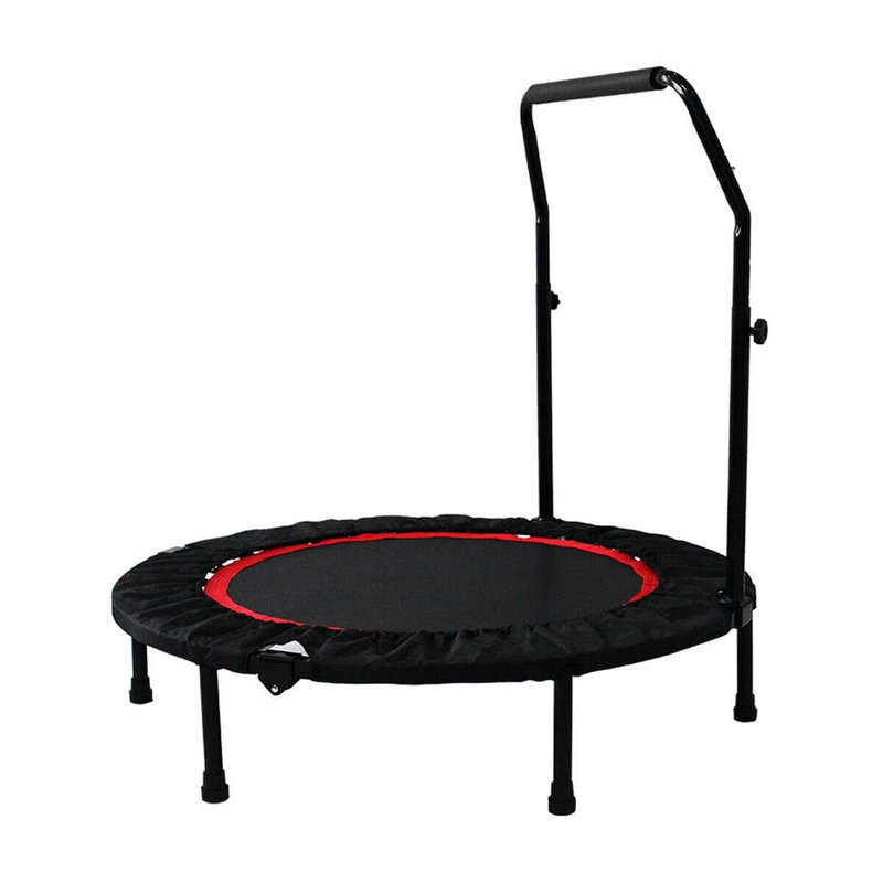 Fitness Trampoline with Adjustable Handlebar