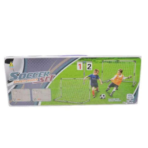 Kids Football Set with two Goal Posts and Scoreboard