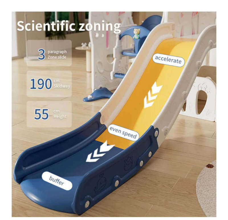 Slide and Swing Playset for Toddlers