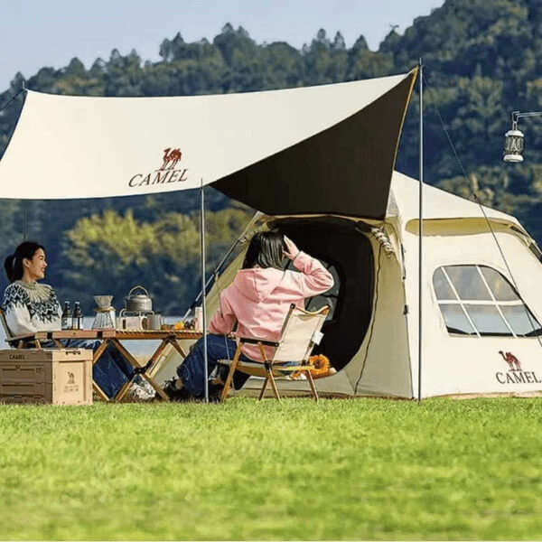 2 in 1 Family Camping Tent with Canopy