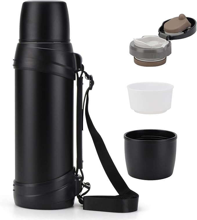 2L Large Coffee Thermoses Stainless Steel Flask
