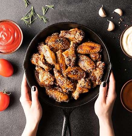 3 Piece Cast Iron Induction Frying Pan Set