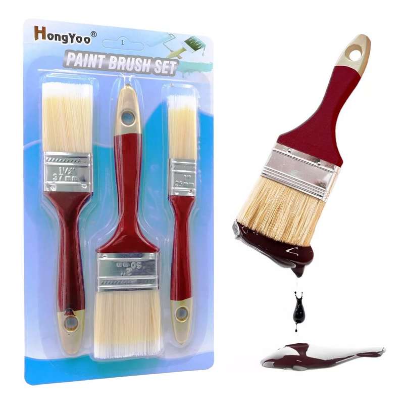 3 Piece Paint Brush Set