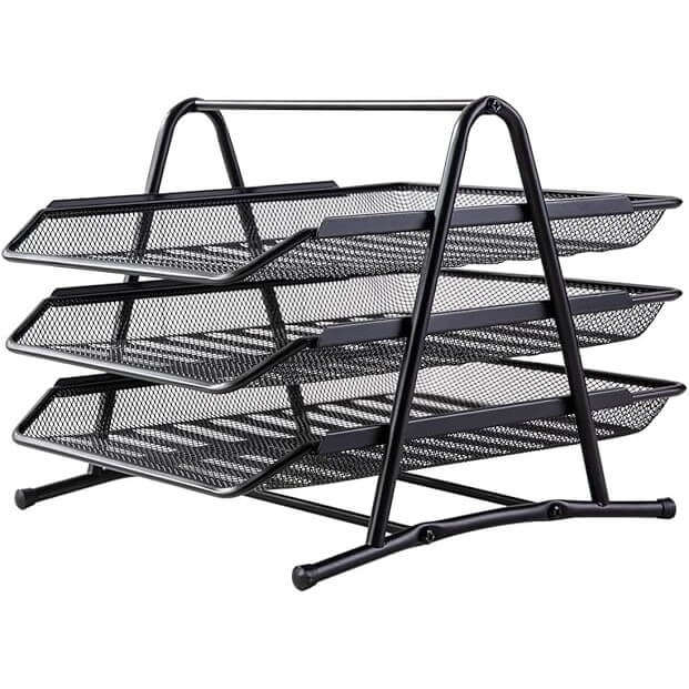 3 Tier Office File Organizer