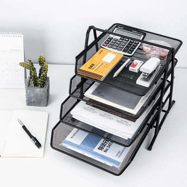 4 Tier Office File Organizer