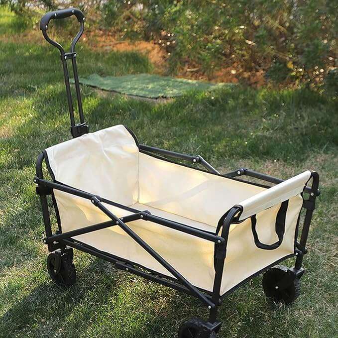 Collapsible Camping Trolley with Adjustable Handle