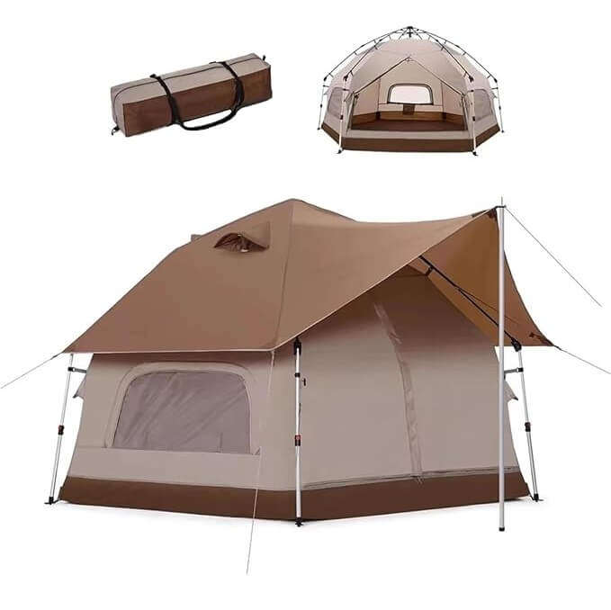 Double Layer Instant Pop-up Camping Tent