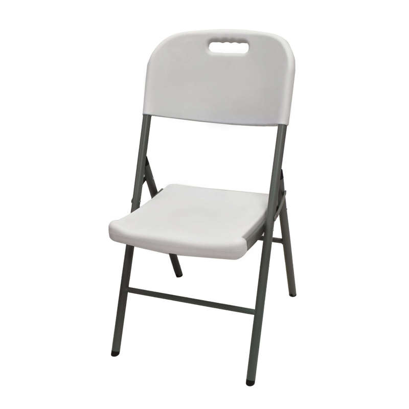 Foldable Plastic White Chair