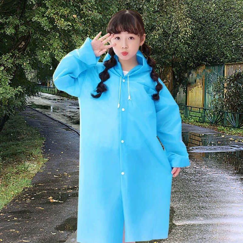 Reusable Kids Unisex Raincoat