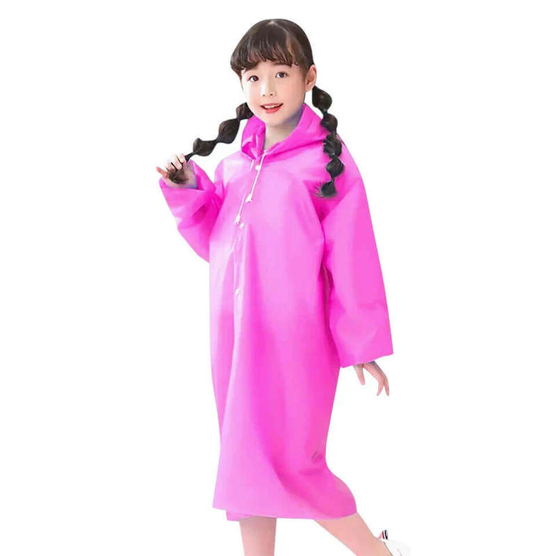 Reusable Kids Unisex Raincoat