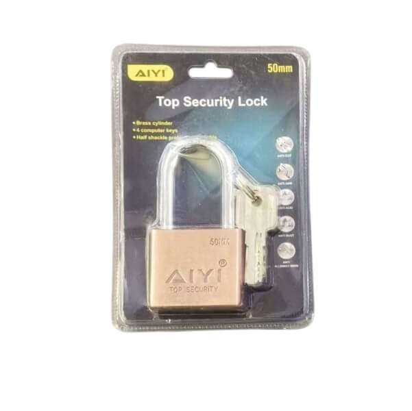 Top Security Square Padlock 50mm