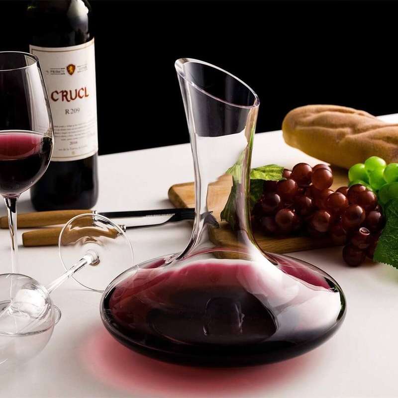 Wide-Base Wine Decanter