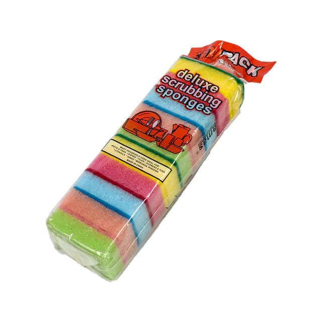 10 Piece Scrubbing Sponge
